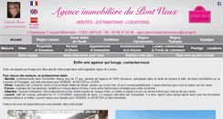 Desktop Screenshot of agencedupontvieux.com
